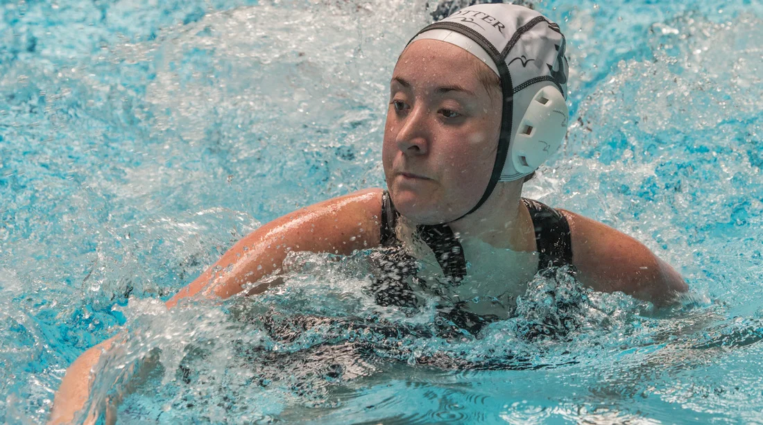 Holly in action, top scoring for Otters over the weekend with 6 goals over the two games. 