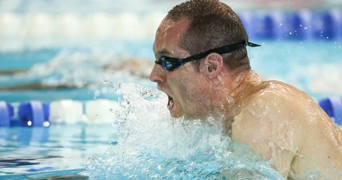 Dave Warren broke two GB records at the meet.