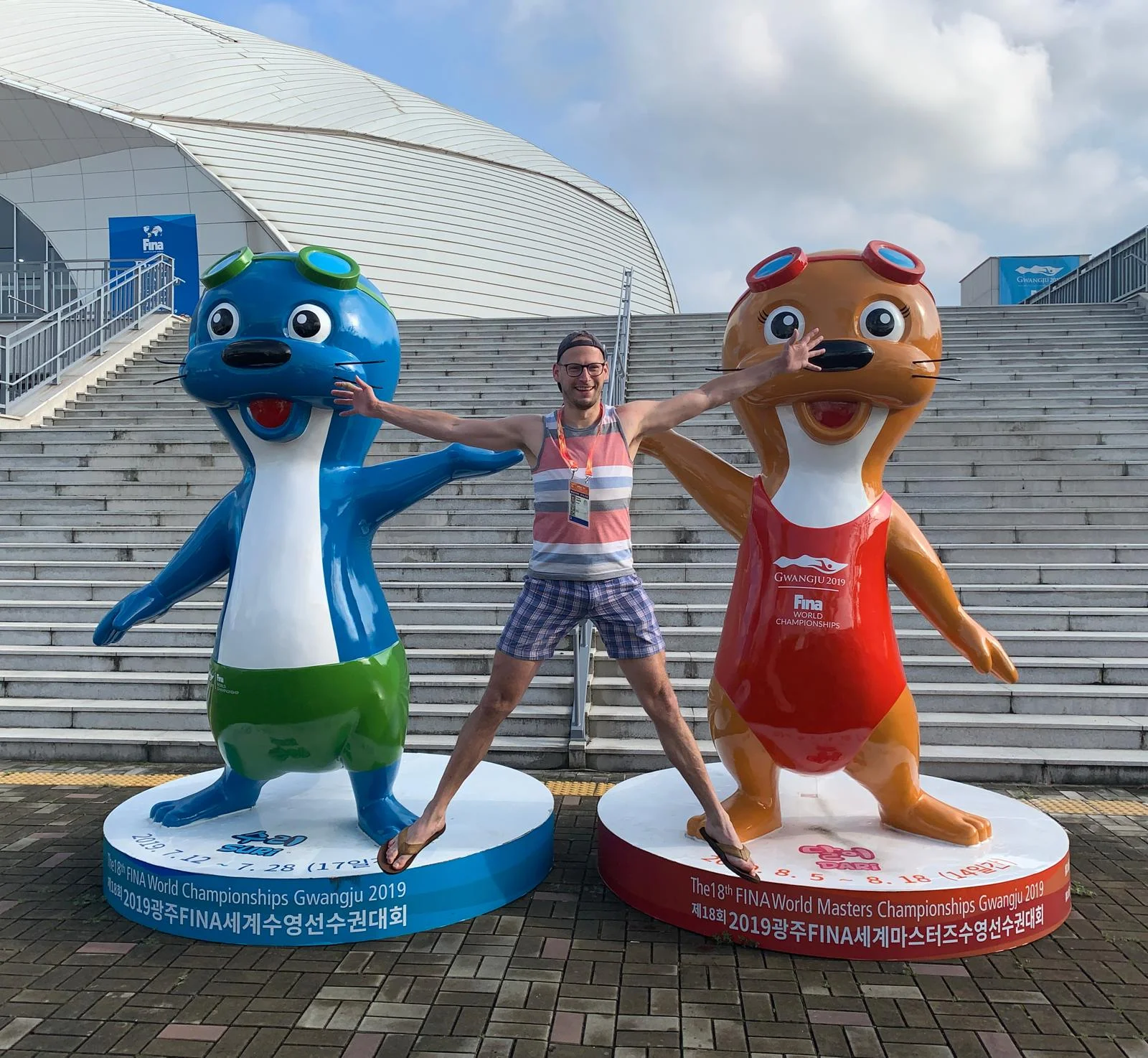 Enrico and the Gwangju Otters!