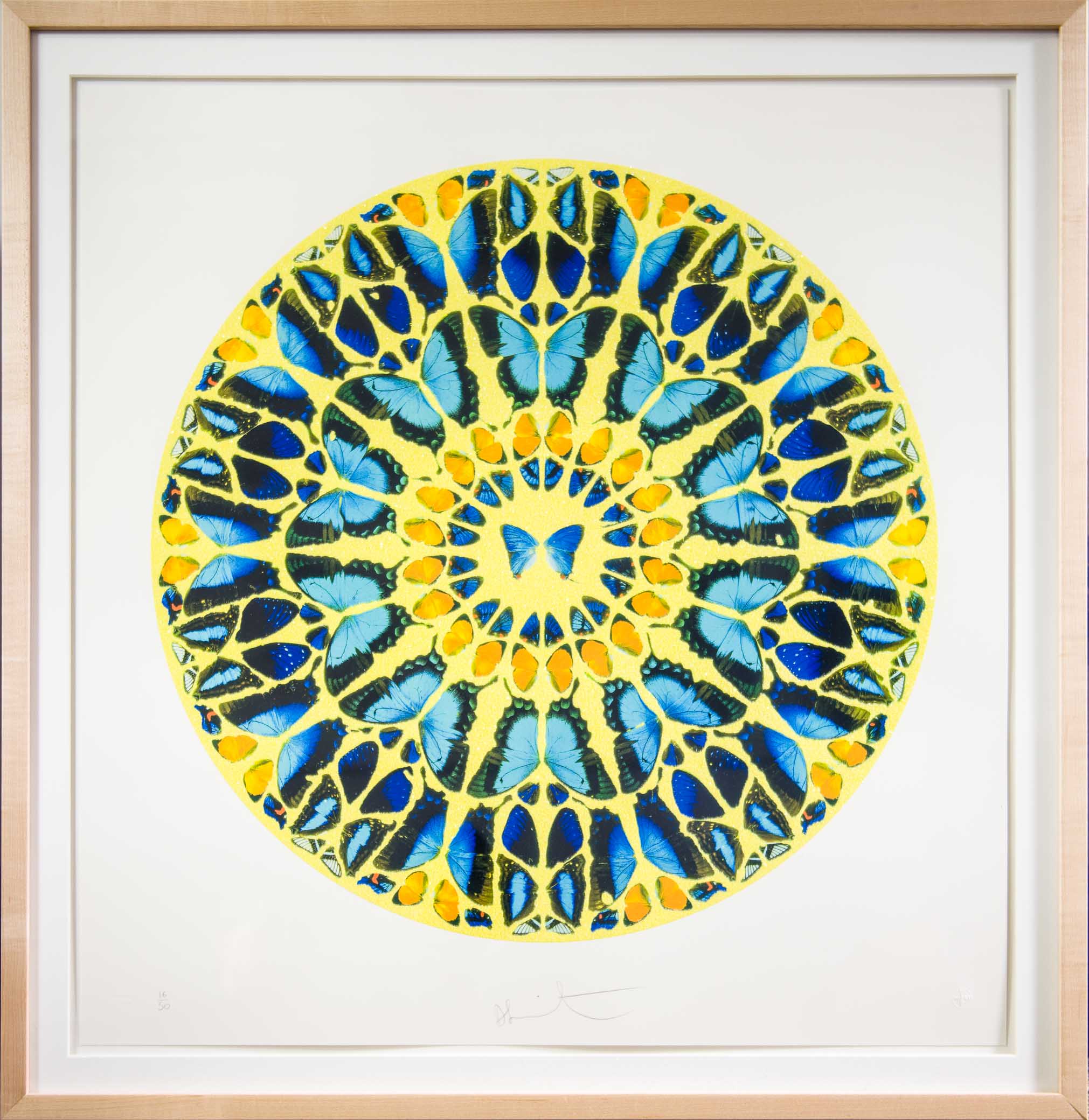 Damien Hirst, Psalm Print, Domine, in Virtue tua, 2010, Screenprint with diamond dust, Purchased through the Art Resource Trust, Polk Museum of Art Permanent Collection 2013.6.1