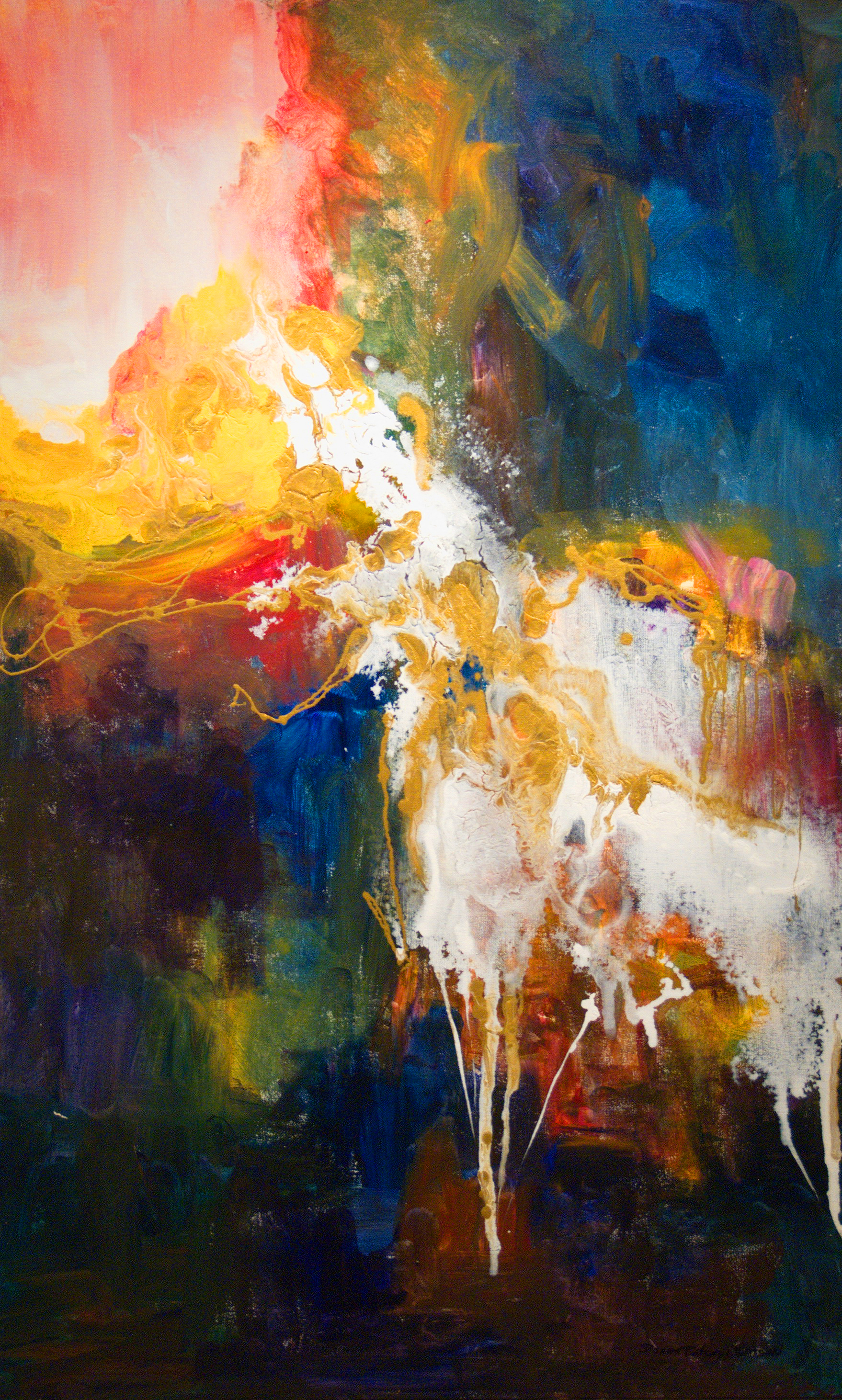 Donna Petcoff Watson, Untitled, Acrylic on canvas, Courtesy of the Donna Petcoff Watson Gallery and Platform Art Forum for Creativity.