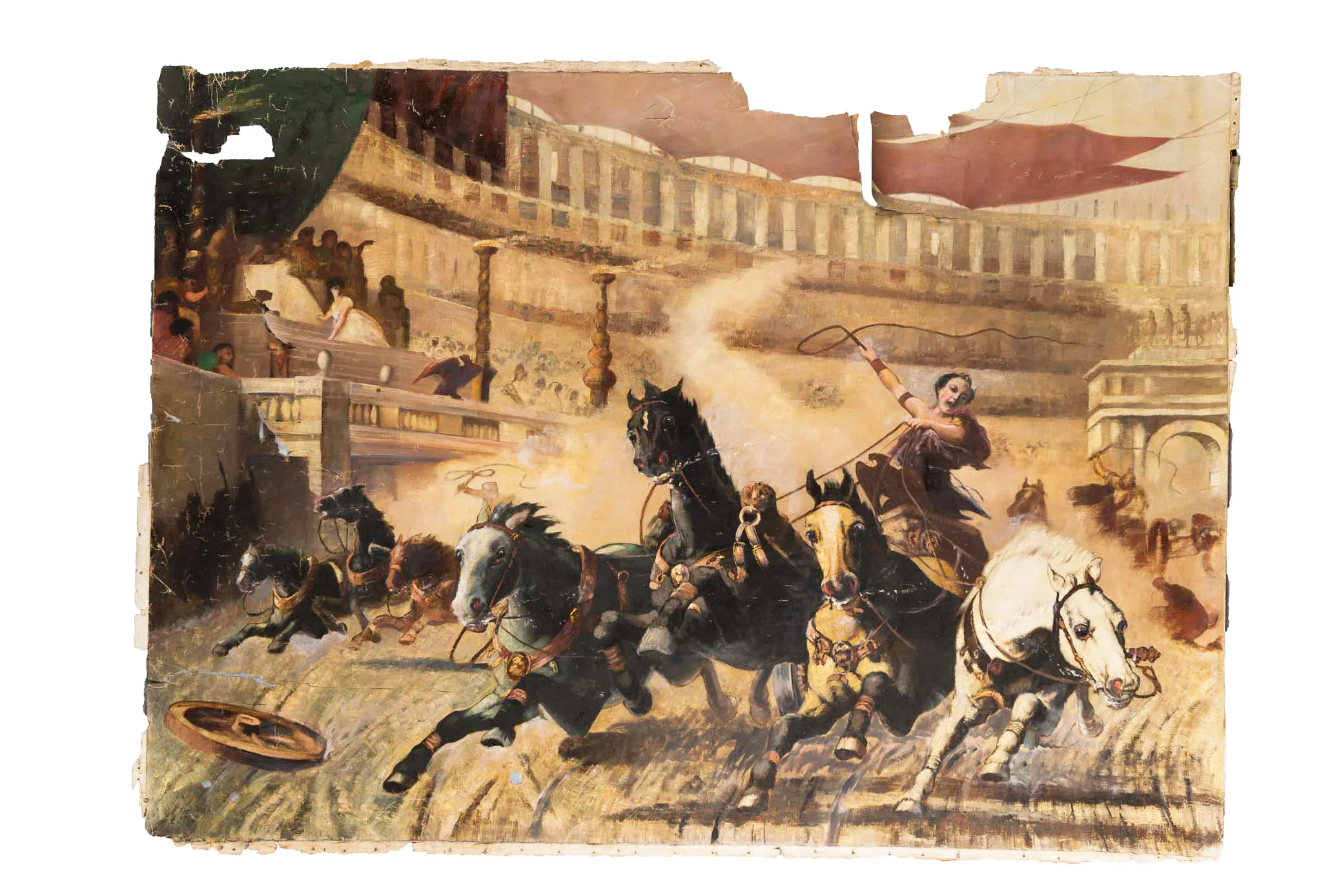 ATTRIBUTED TO ALEXANDER VON WAGNER, THE CHARIOT RACE .