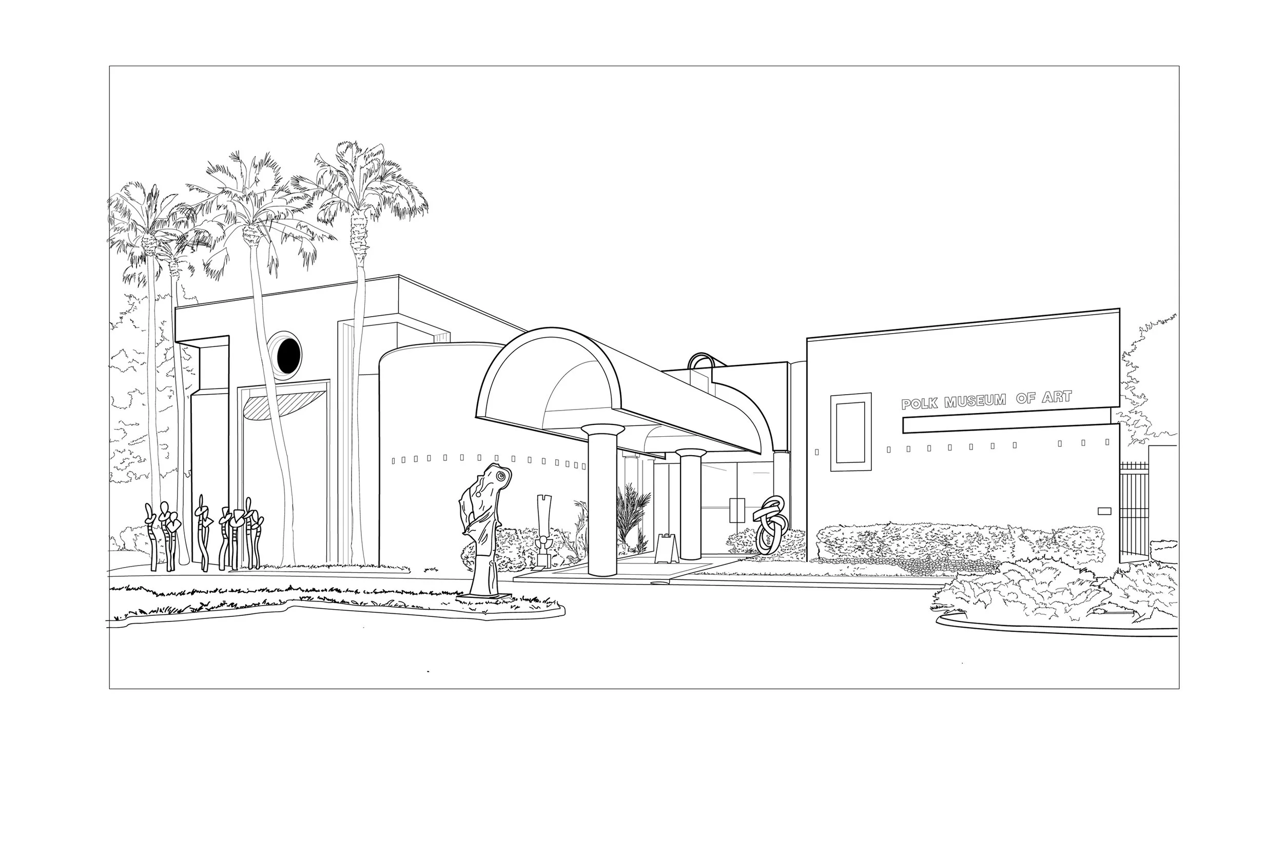Arts &amp; Wellness 2024: Museum Coloring Pages