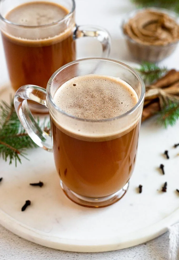 Hot Buttered Rum in a Single Glass