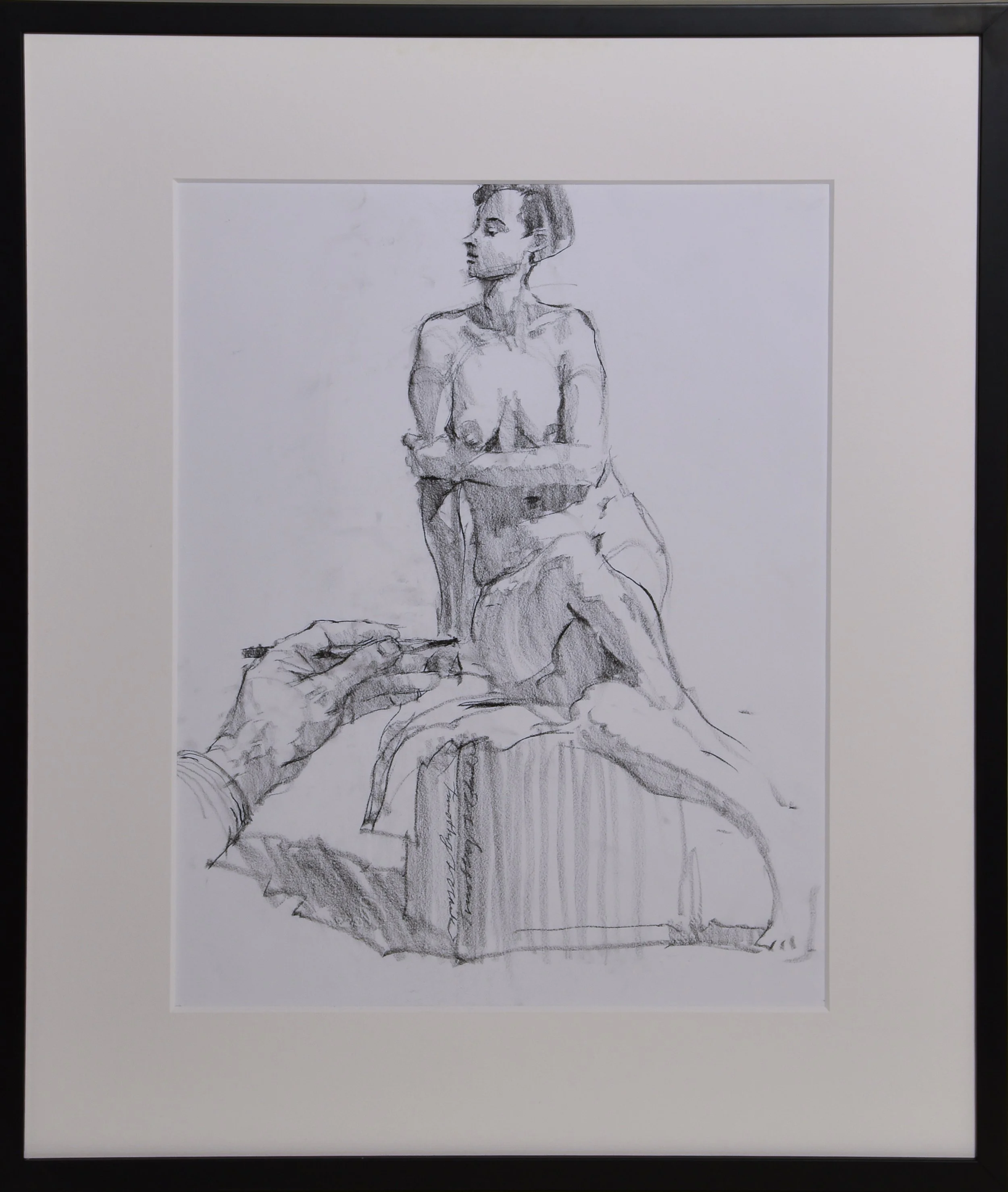 Nude with Clark's Hand