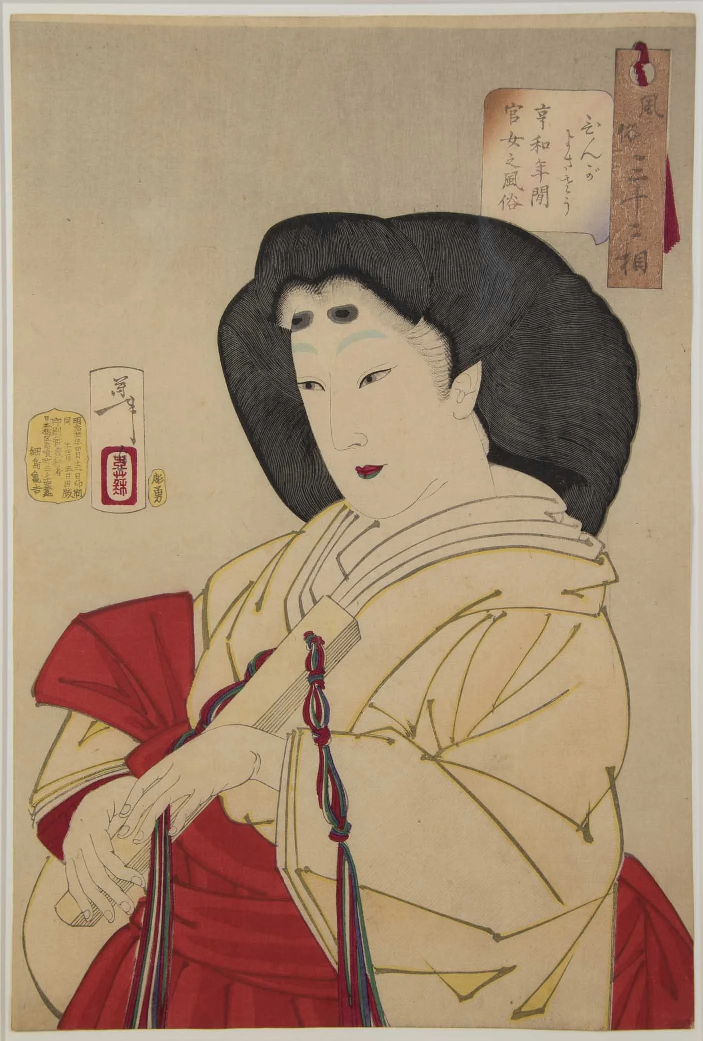 Refined: The appearance of a court lady during the Kyowa Era(1801-1804)