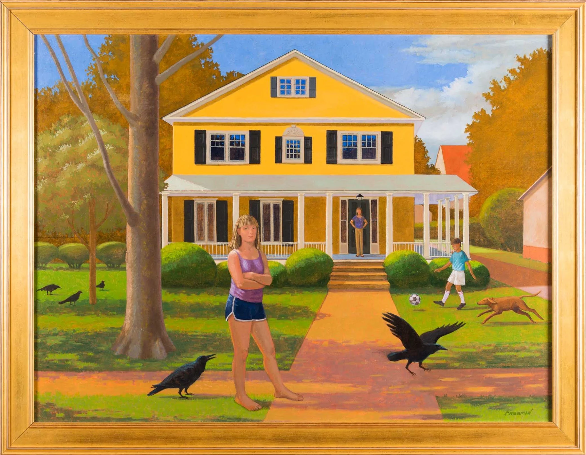 The Painting of Kathryn Freeman