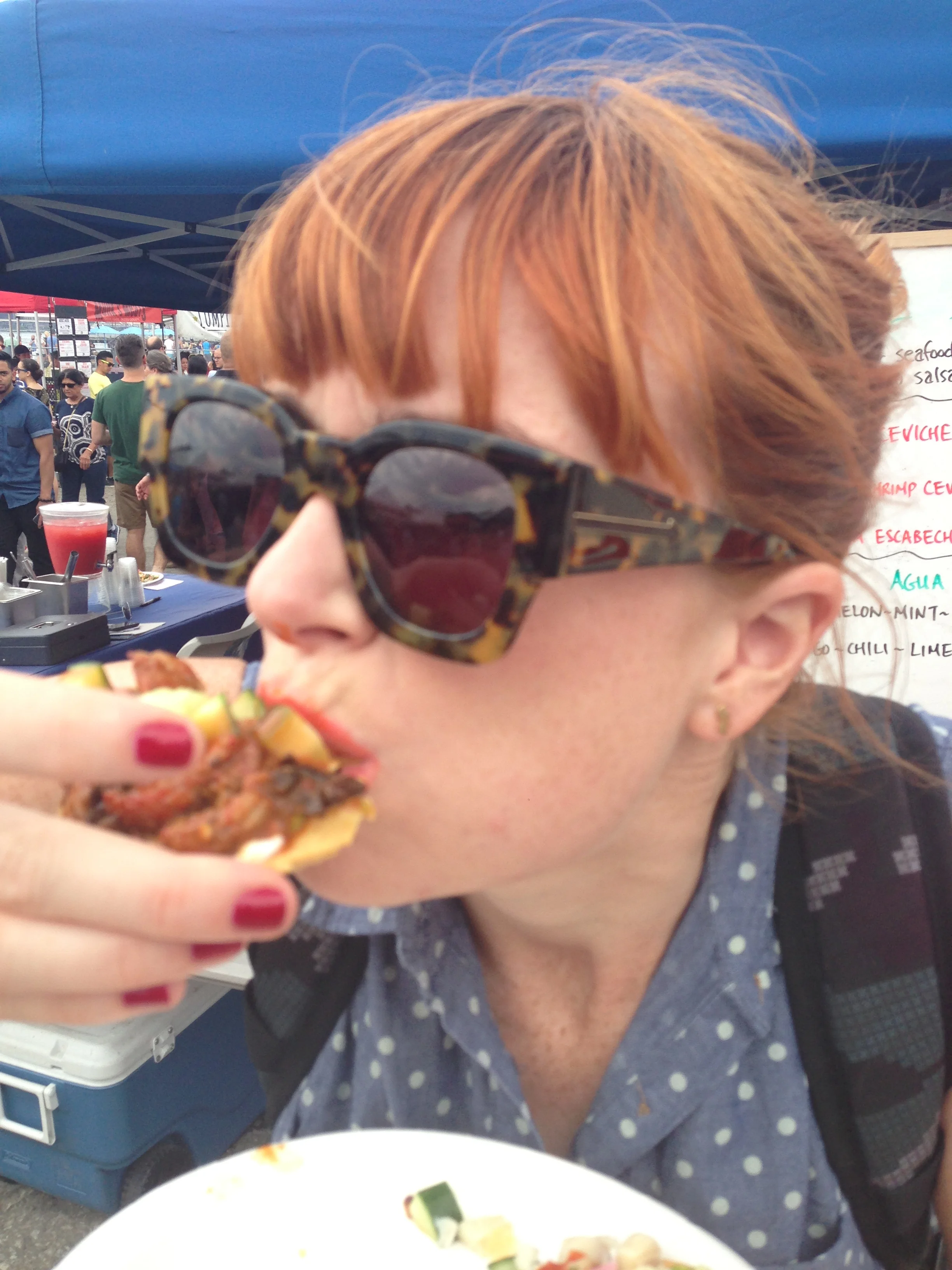 This is Kate Human, head of marketing and quality control. She is not happy with this picture.