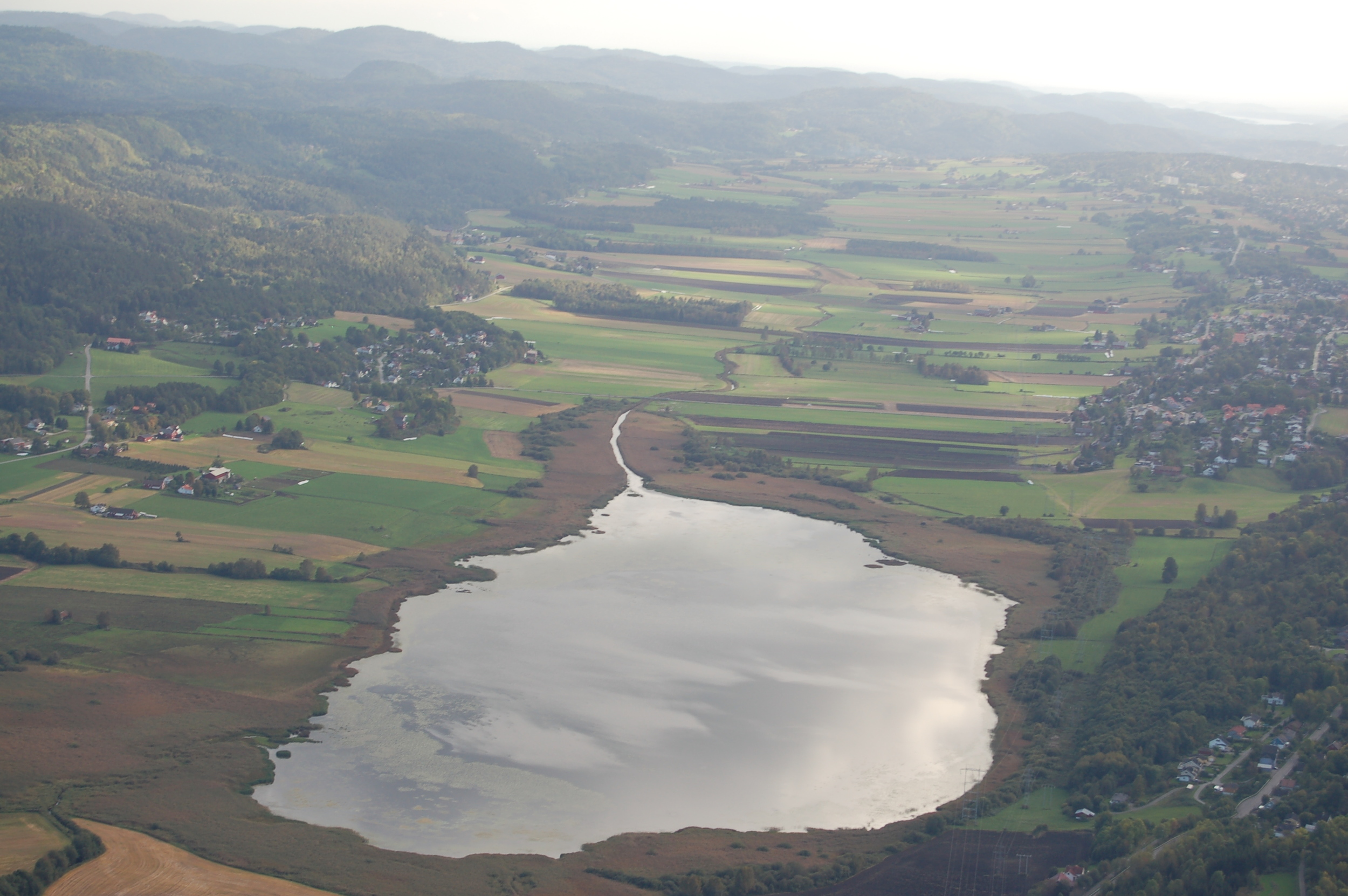  Børsesjø er eneste innsjø i området og vernet som naturreservat 