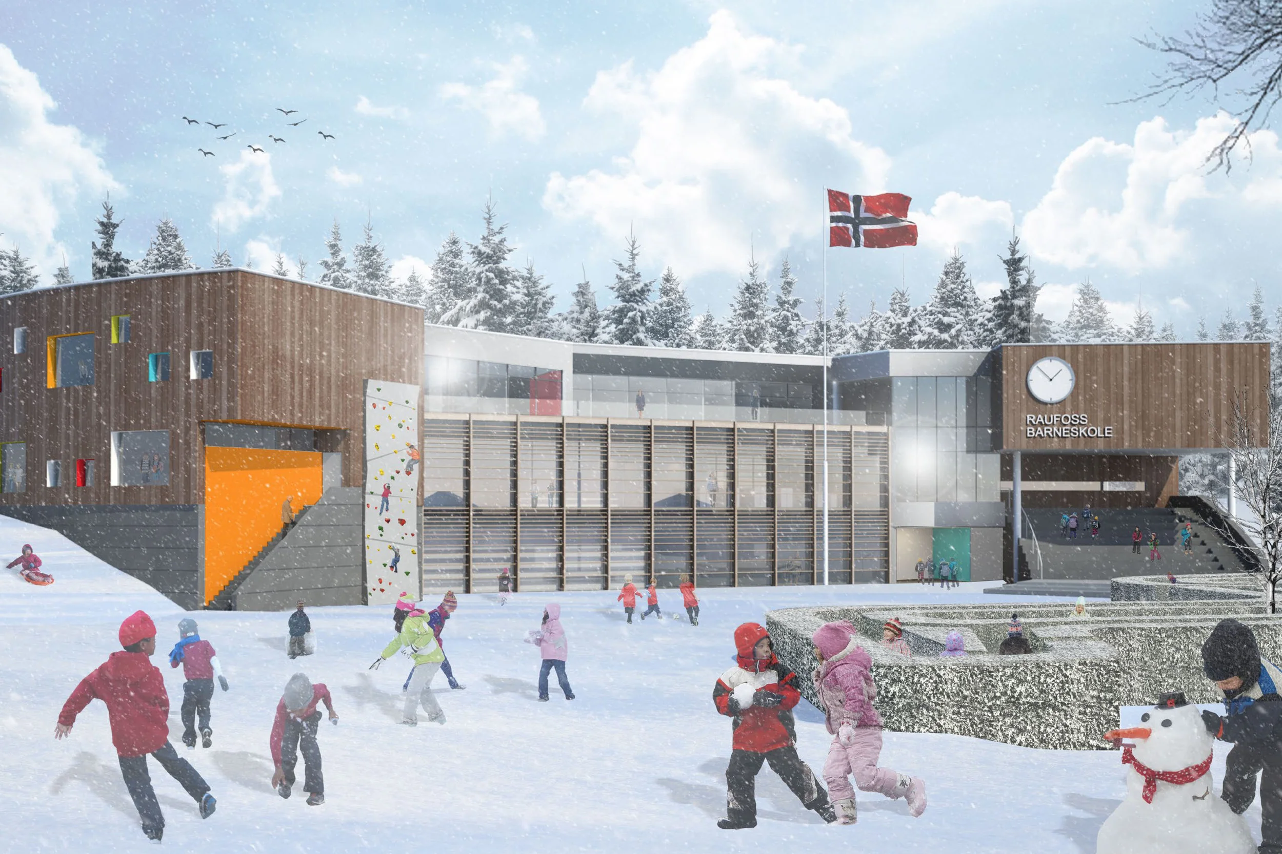 RAUFOSS BARNESKOLE Feste Kapp