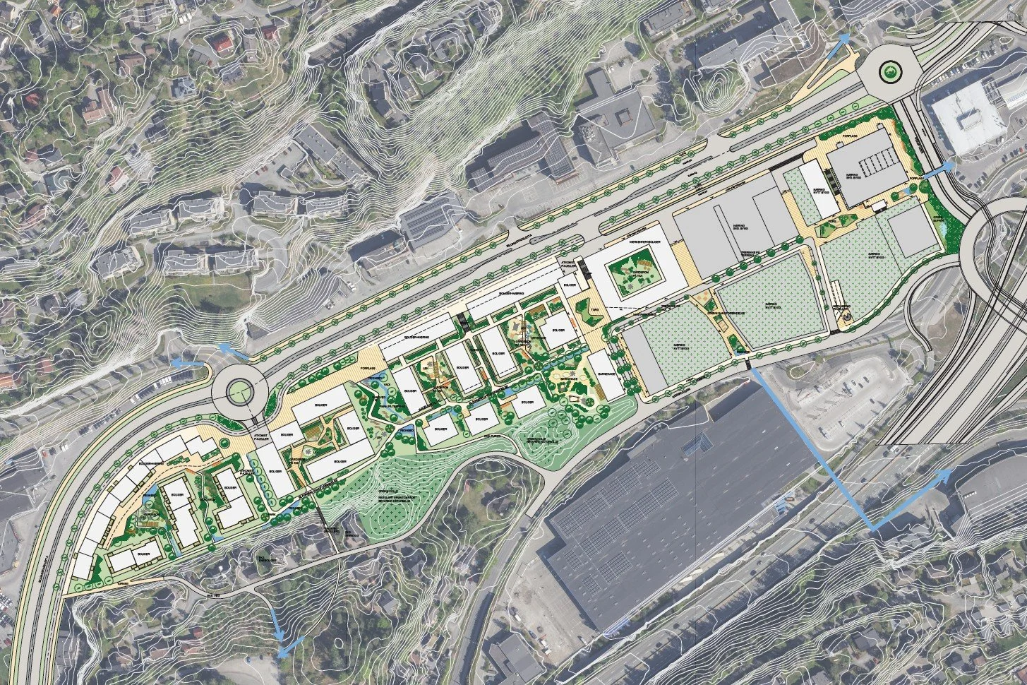   BILLINGSTADSLETTA SØR, HELHETSPLAN FOR LANDSKAPS OG BLÅGRØNNE STRUKTURER  Feste Kapp   