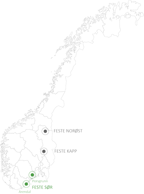 - Sør — Feste Landskap / Arkitektur