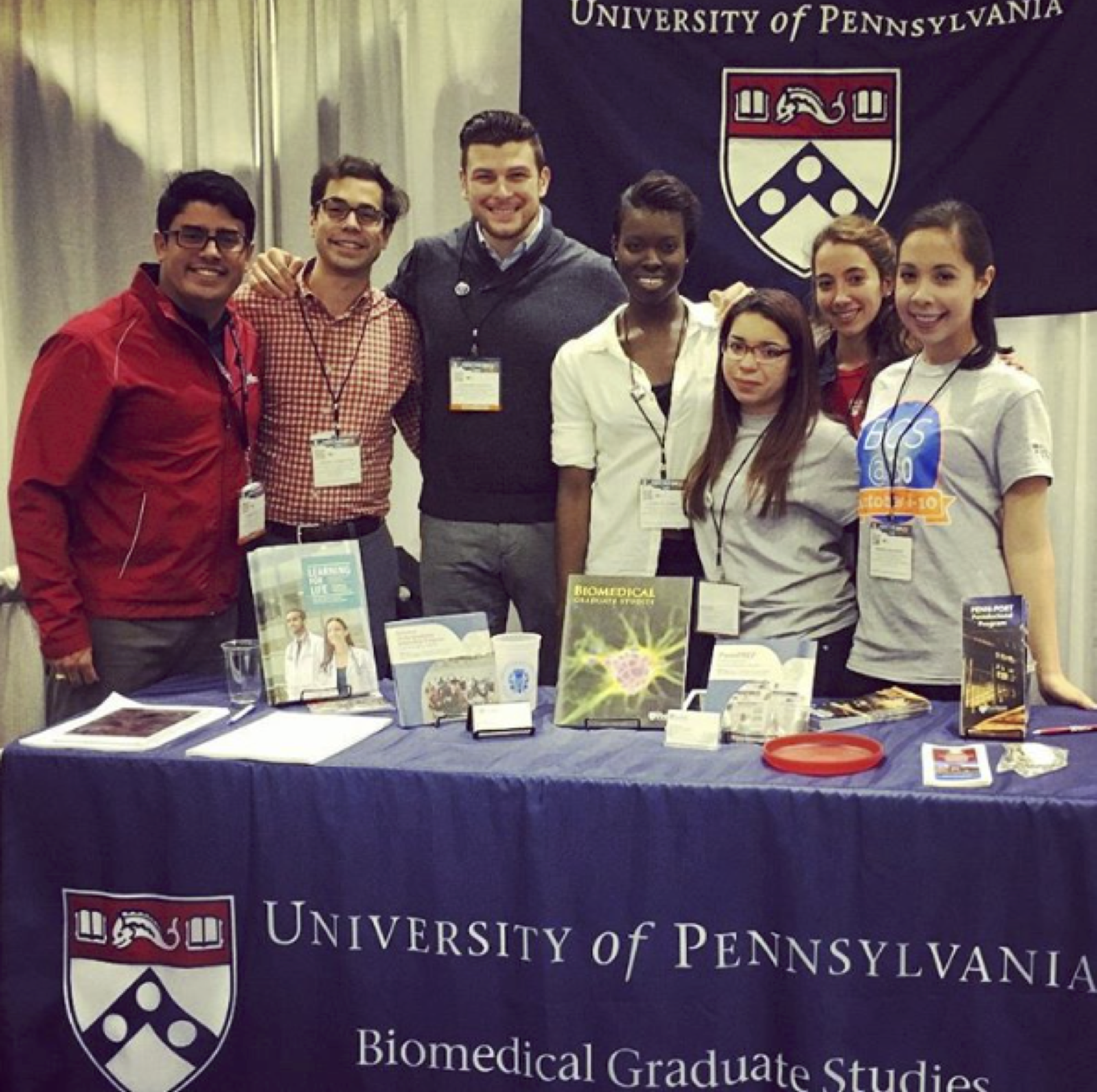 Penn students and faculty at the Annual Biomedical Research Conference for Minority Students (ABRCMS) 2015