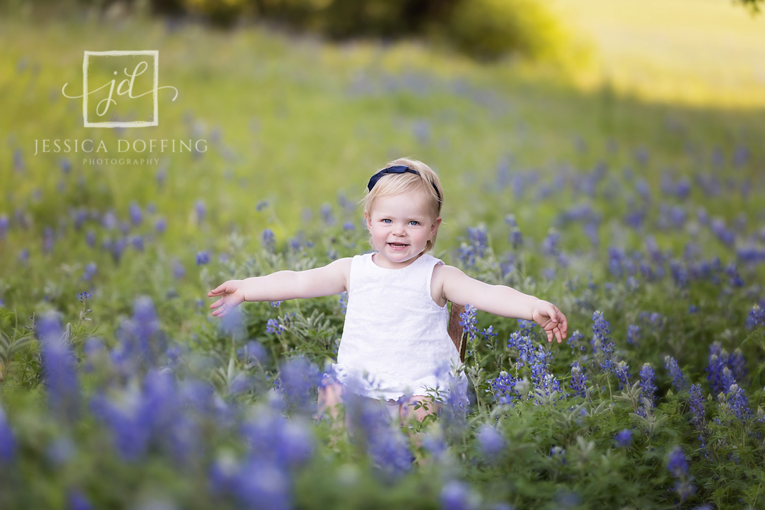 baby girl austin texas bluebonnets