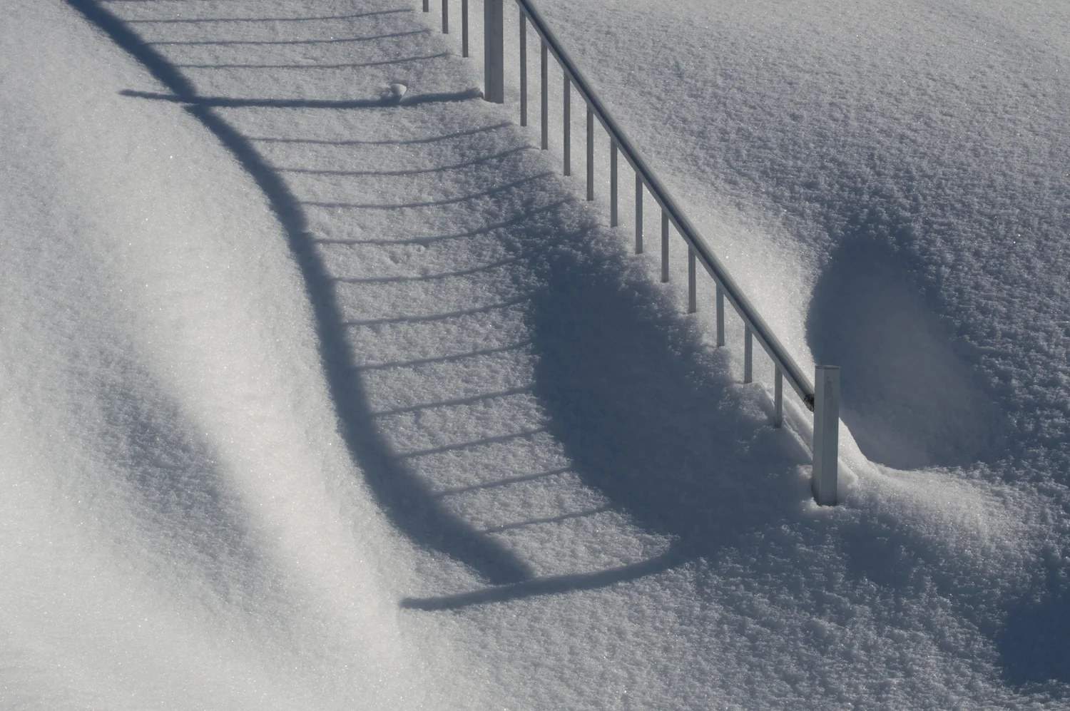 Stairways after a Snowstorm
