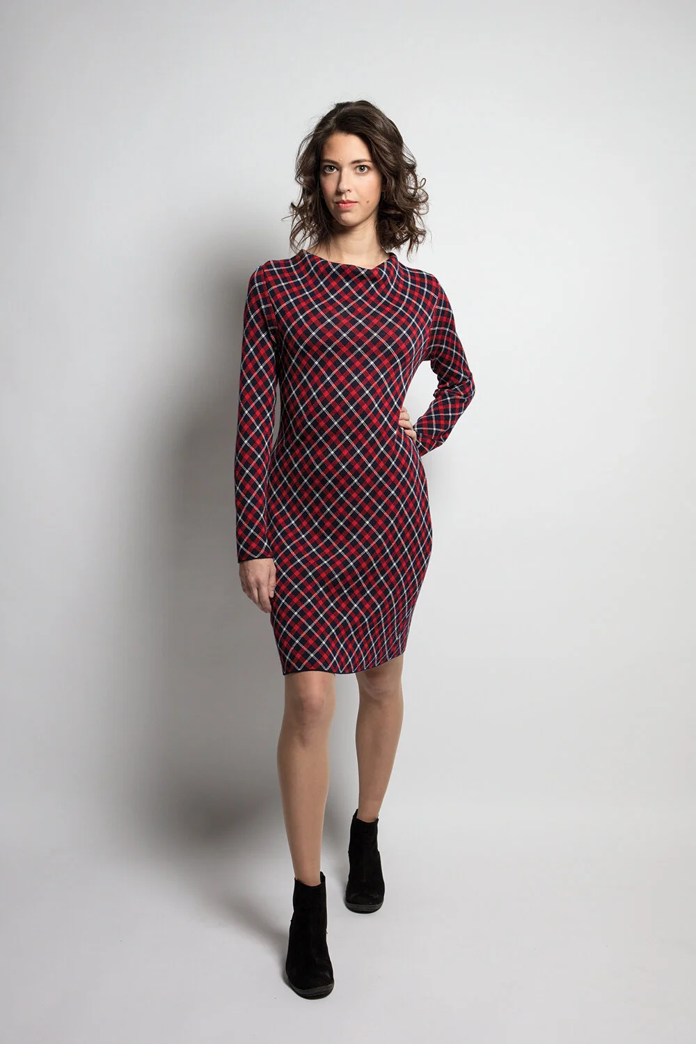 Jacquard Strickkleid Watson aus feinster Merinowolle — MASI