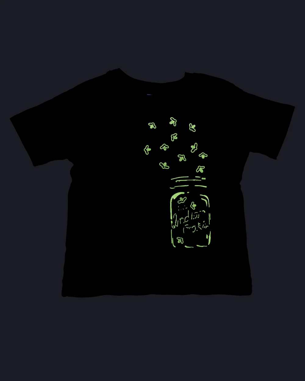 Youth Lightning Bug Shirt Glow In The Dark The Indian Oaks