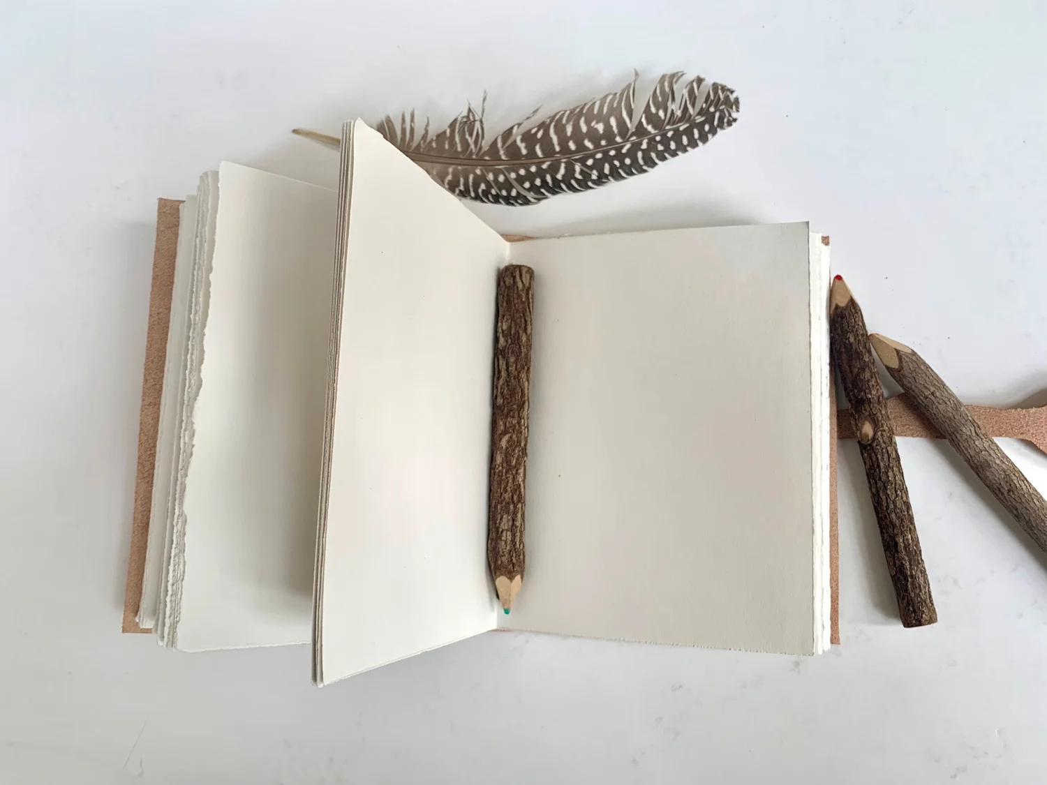 Leaf Closure Leather Journal — The Indian Oaks