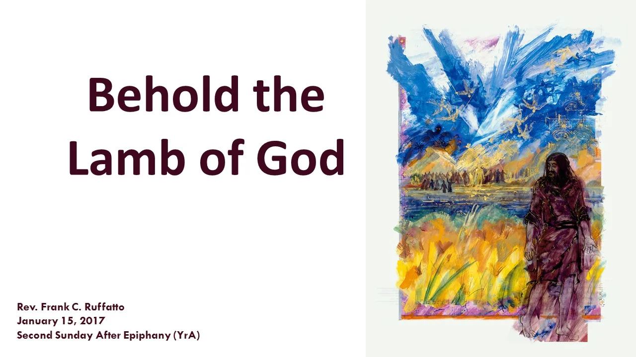 Behold the Lamb of God