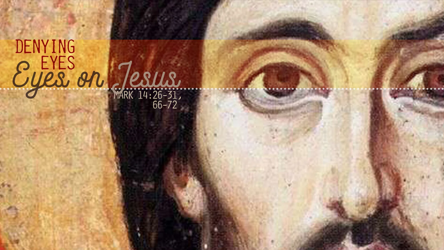 Redeemer's Refuge - Eyes on Jesus: Denying Eyes episode artwork