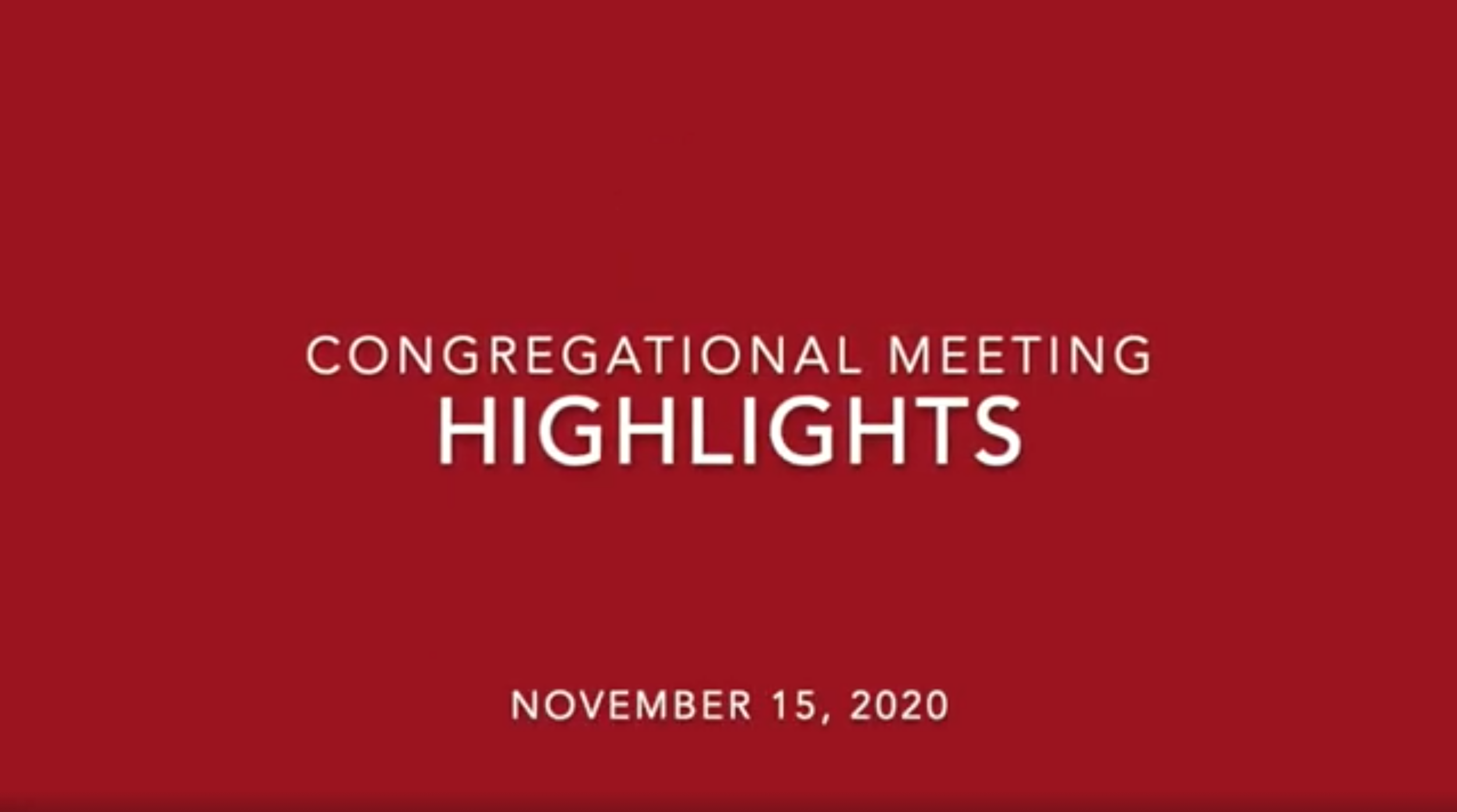 Redeemer announces Reconnection Initiative for 2020