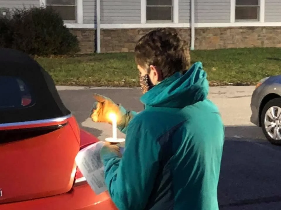 Reconnection begins with a Socially Distanced Caroling Event