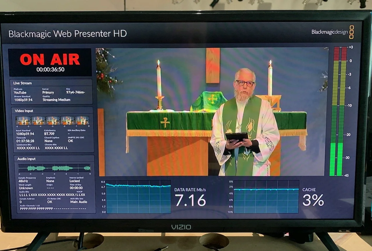 Redeemer purchases new equipment to maintain reliable livestreaming