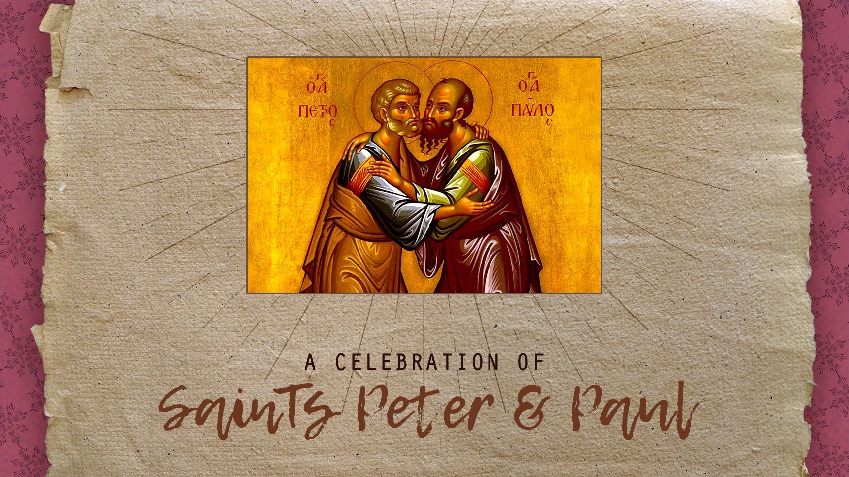 Journey with Jesus – A Celebration of Saints Peter and Paul | Matthew 16:13-19