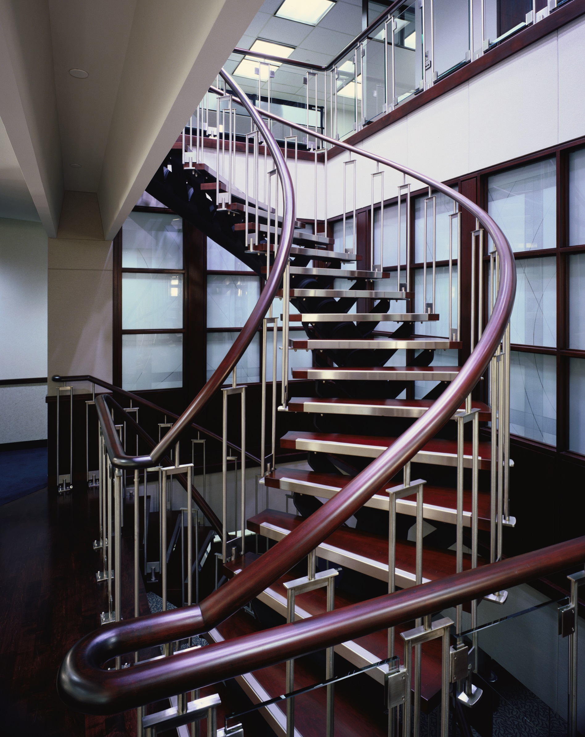 The construction was undertaken with a construction manager and was staged to maintain clients continued operation.