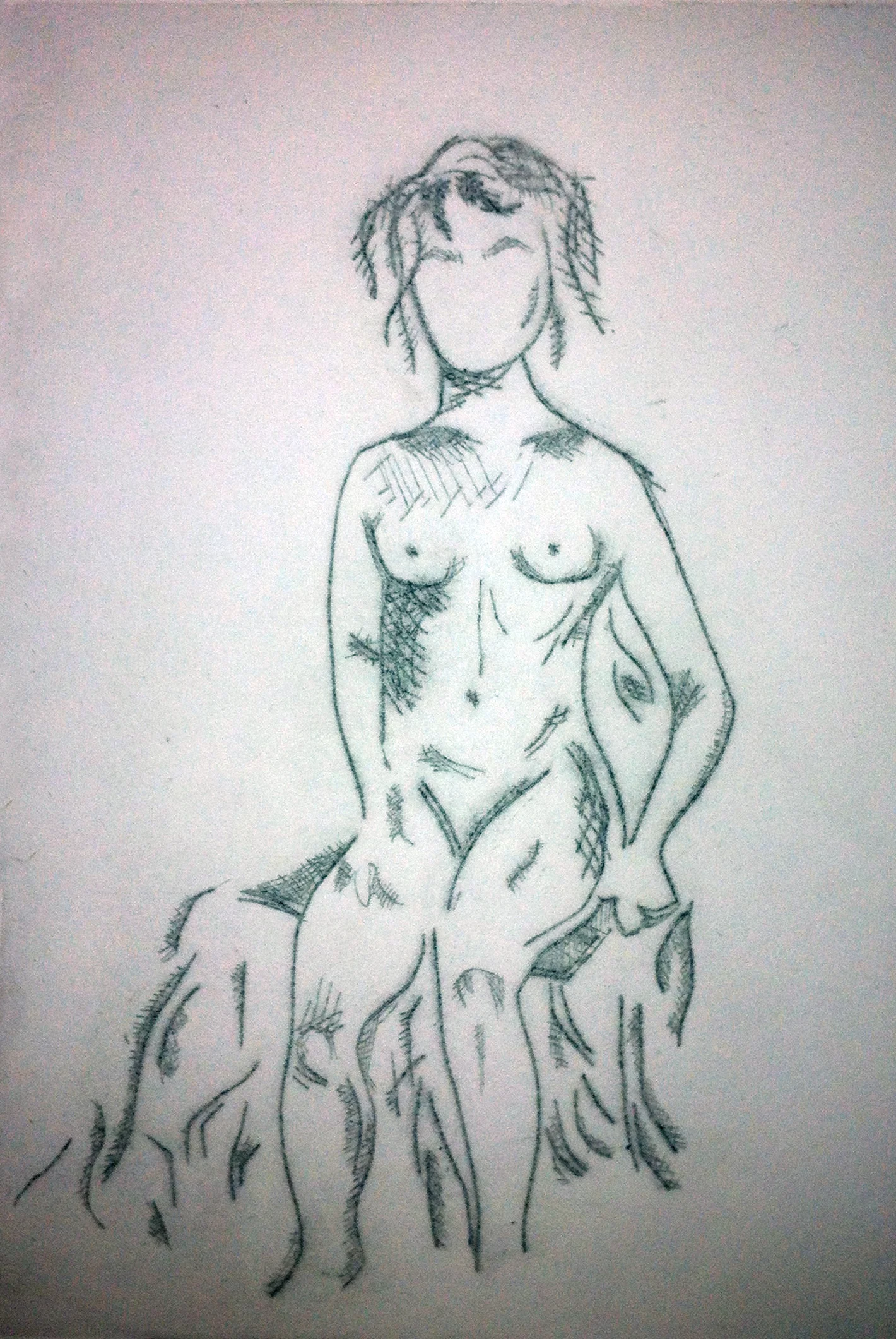 Nude Etching Ghost