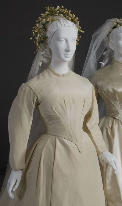 Frances Macbeth Glessner's wedding dress (Courtesy Chicago History Museum)