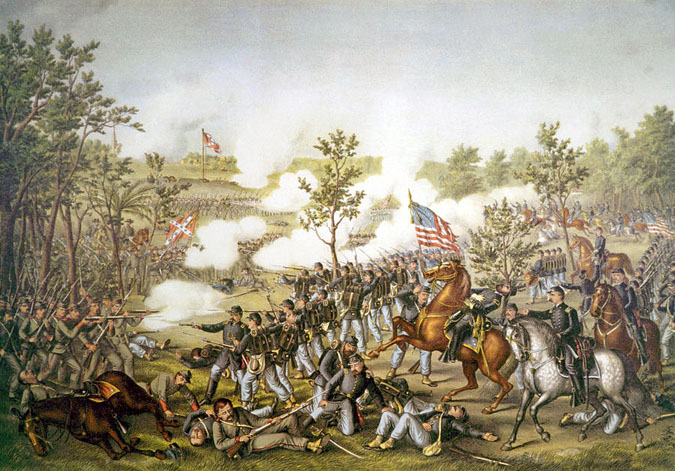 Battle of Atlanta, by Kurz and Allison