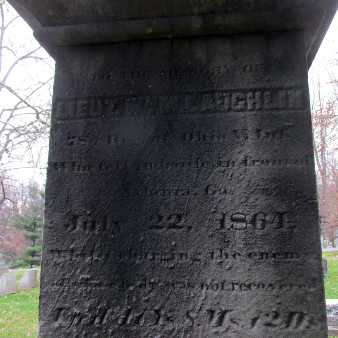 William Laughlin's cenotaph (Peace4Me, FindAGrave.com)