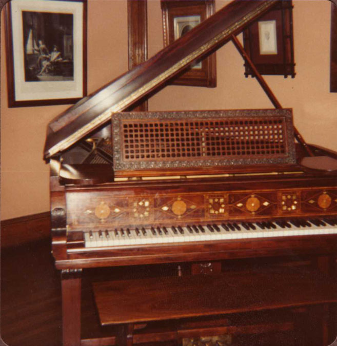 Steinway piano, June 7, 1981 (photo by William Tyre)