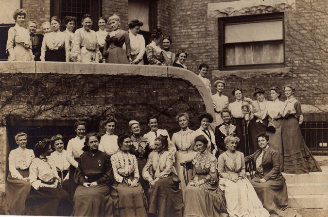 Monday Morning Reading Class, May 1902 (Photo by George Glessner)
