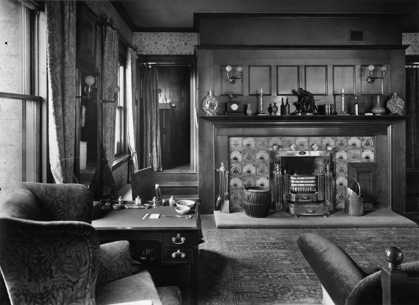 fireplace tiles — The Story of a House — Glessner House