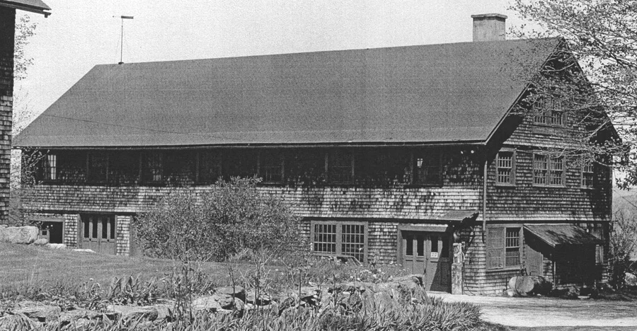 Tool Building in 1978, showing the bay added in 1907 at right