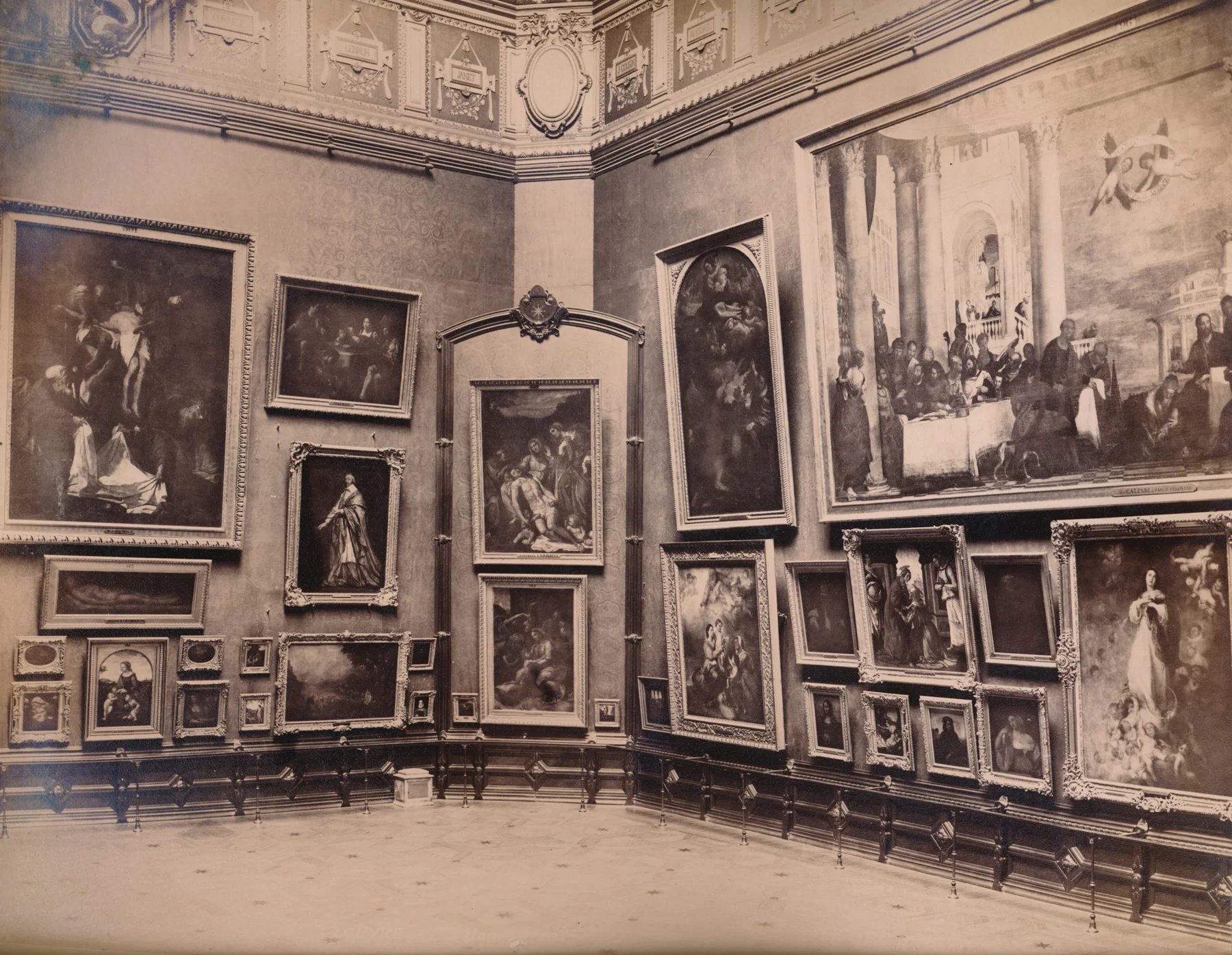 A gallery at the Louvre