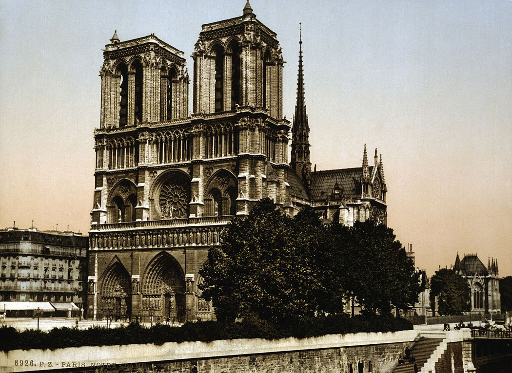 Notre Dame Cathedral in the 1890s