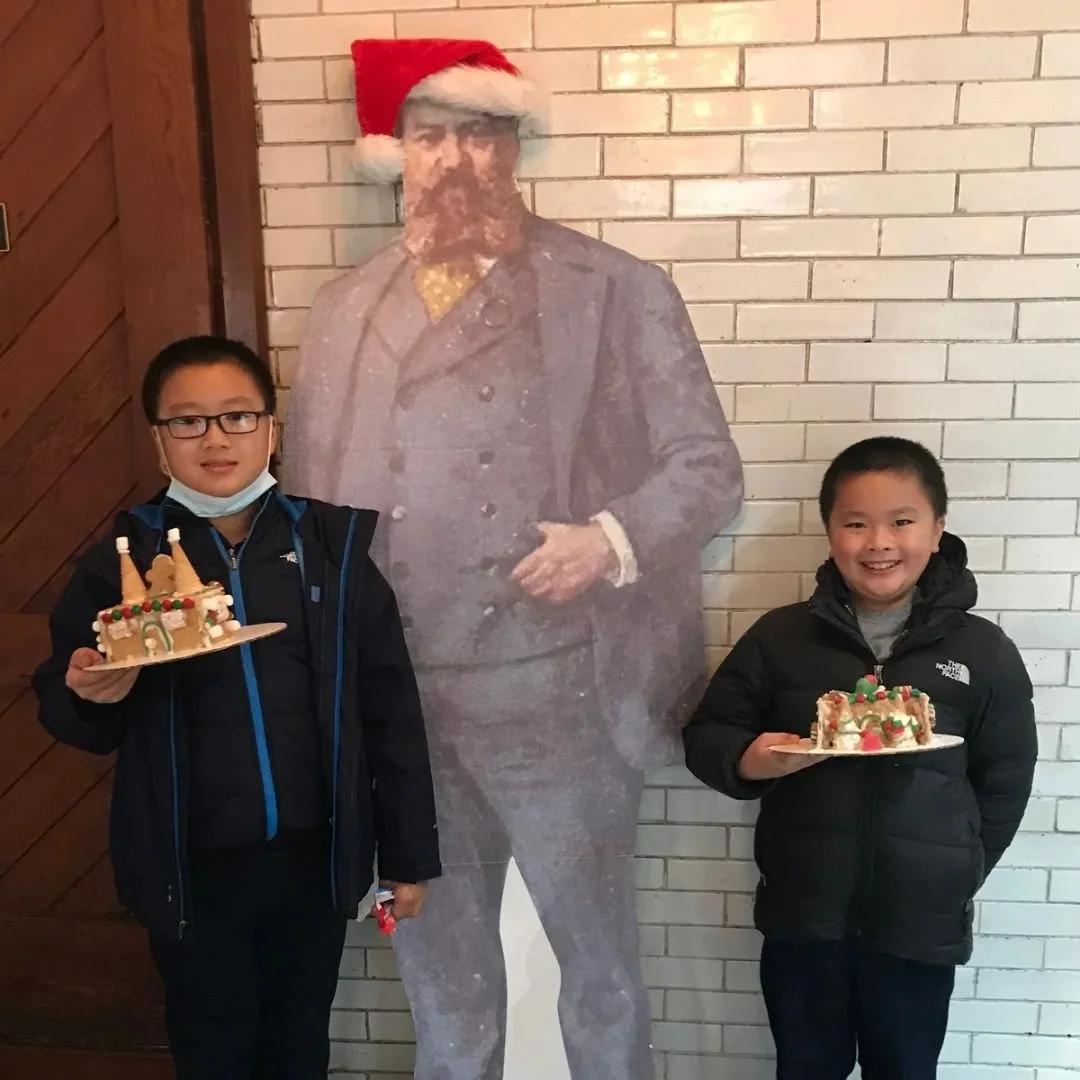 Tickets are already more than 60% sold for our popular Gingerbread House Decorating Party, taking place on Saturday, December 7 with sessions at 10:00am and 1:00pm. 

All the supplies, including graham crackers and candies, will be provided for your 