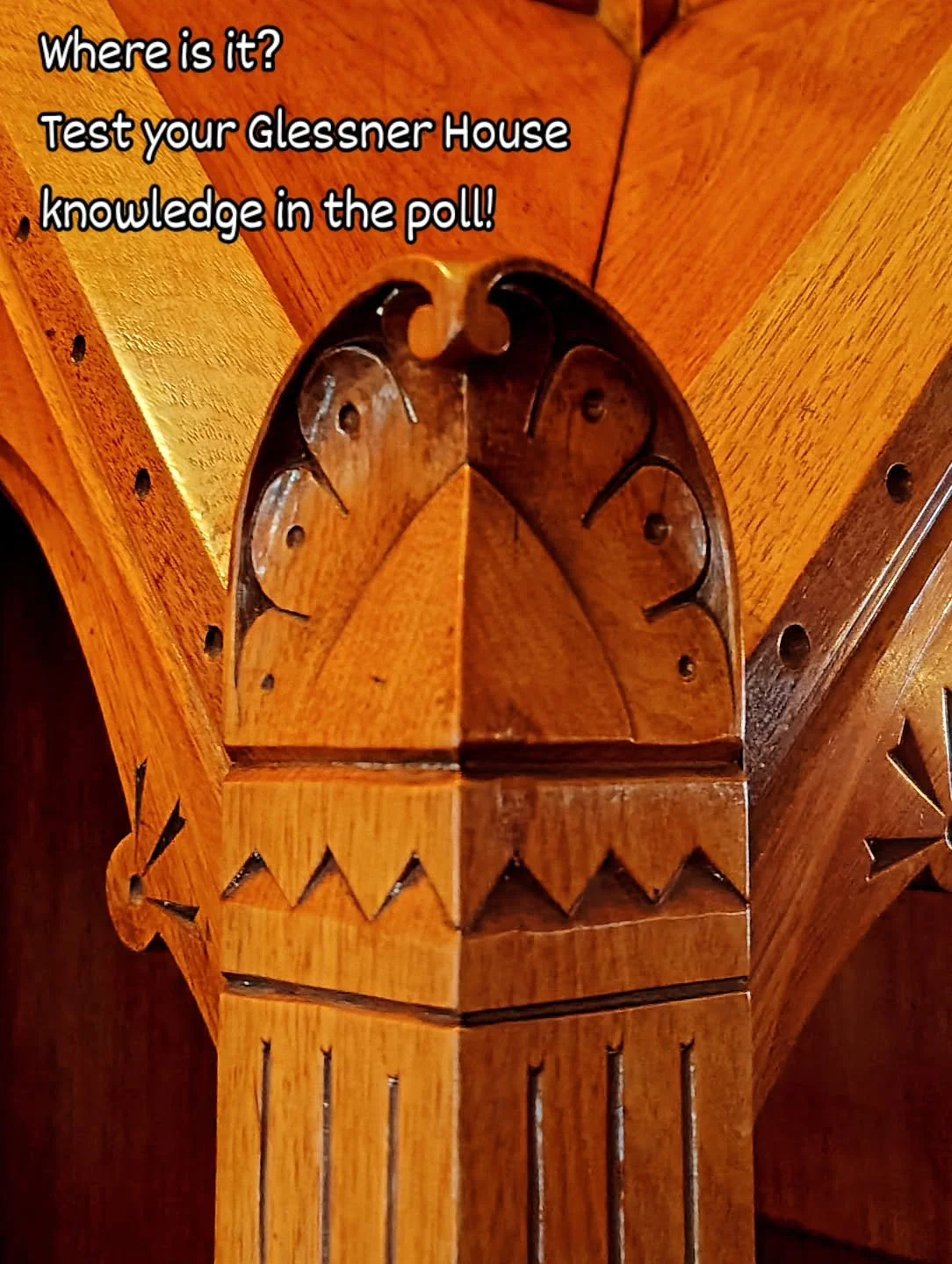 Where is this object located in Glessner House?

#poll #quiz #whereisit