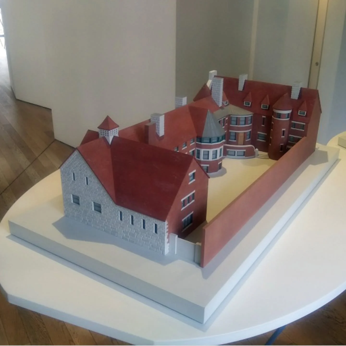 Today is International Museum Day, celebrating the role museums play in cultural exchange. This image shows a model of Glessner House on display at @casavicens in Barcelona, Spain, regarded as the first major project of architect Antoni Gaudi. 

The 