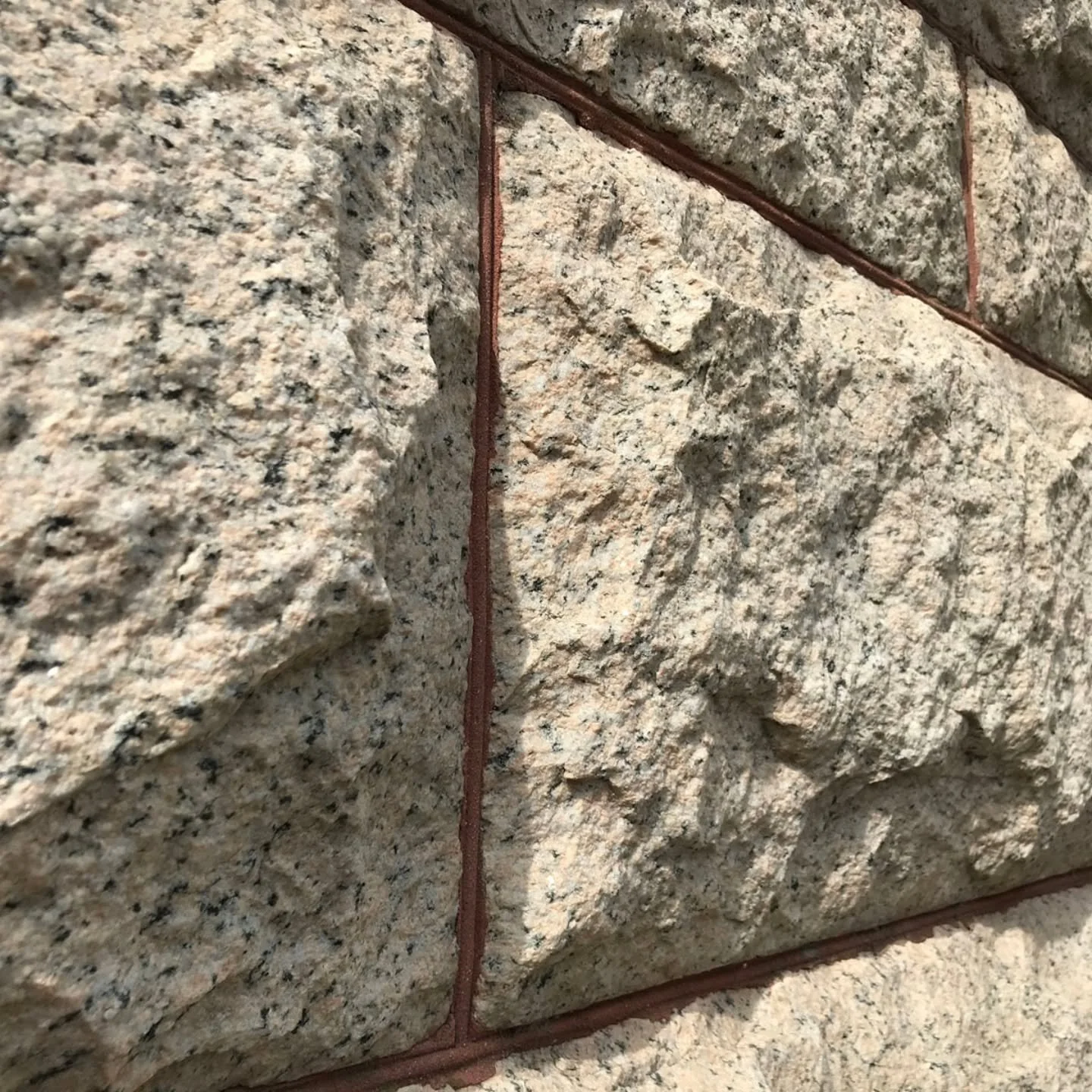 This week&rsquo;s 📸 Photo Friday 📸 shows a detail of the rusticated Braggville granite (also known as Milford pink) which is used on Glessner House. 

On July 17, 1886 &ndash; exactly 140 years ago today &ndash; Frances Glessner noted in her journa