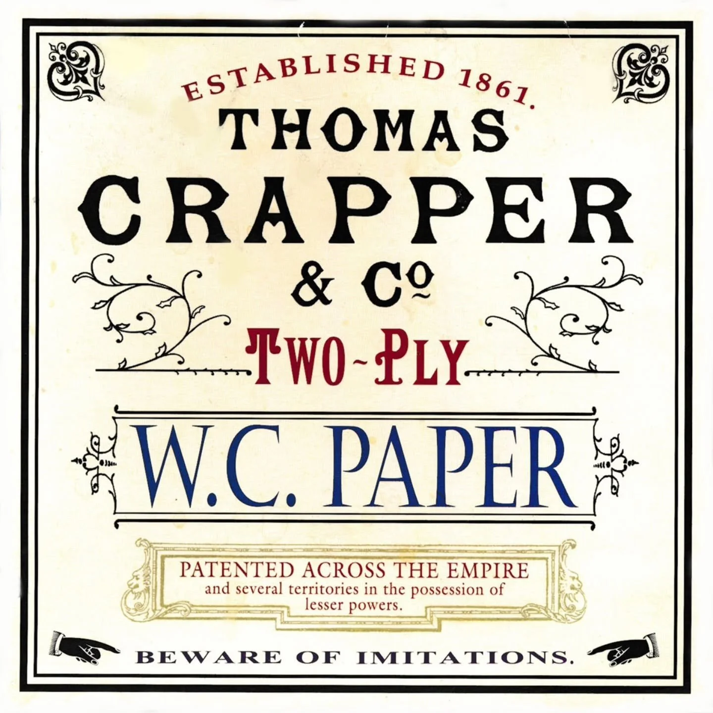 Today we commemorate the 190th anniversary of the birth of Thomas Crapper, the founder of a British plumbing equipment company, and the holder of several patents for the improvement of the water closet/toilet. Urban legend mistakenly connects his nam