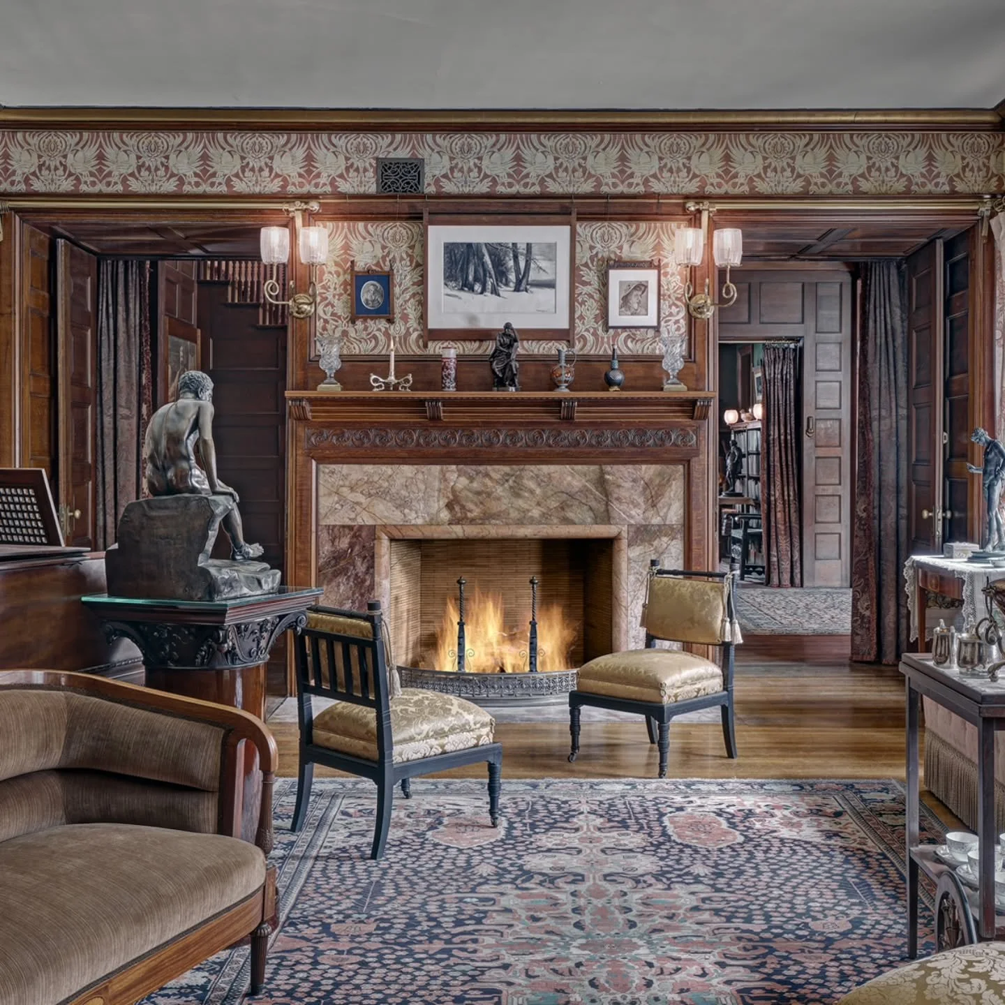 On October 14, 2011 &ndash; exactly 15 years ago &ndash; the restored parlor was opened to the public. Funding was provided by a bequest from Bunny Selig, gifts in memory of Aileen Mandel, and a grant from the Richard H. Driehaus Foundation. A highli