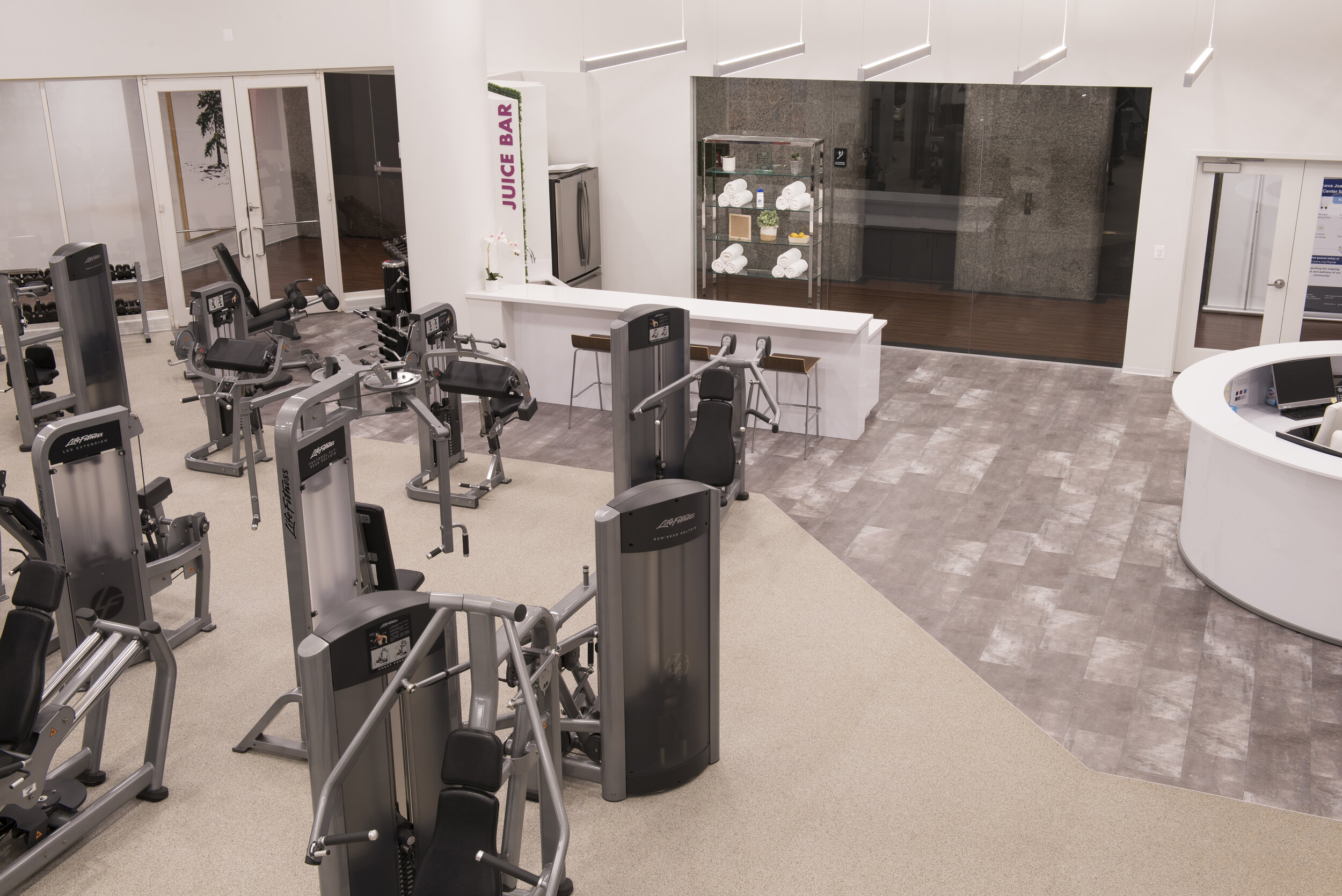 Exercise Room and Juice Bar