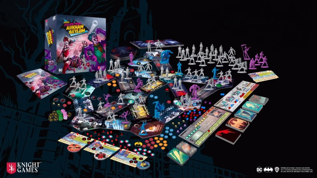 Check Out The BATMAN: ESCAPE FROM ARKHAM ASYLUM Board Game — GameTyrant