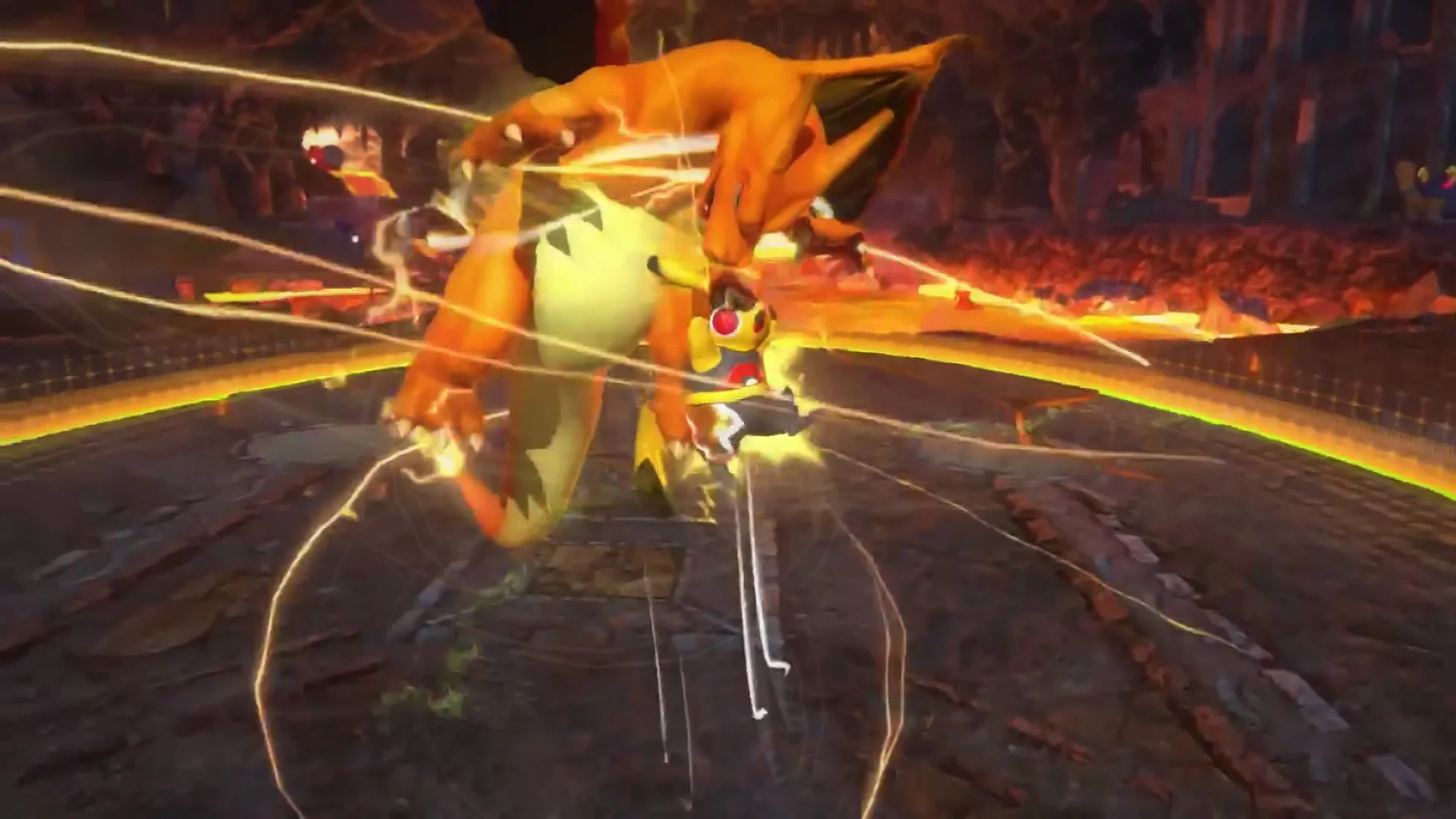 Pikachu Stone Cold Stuns Charizard In This Insane New POKKEN TOURNAMENT Trailer