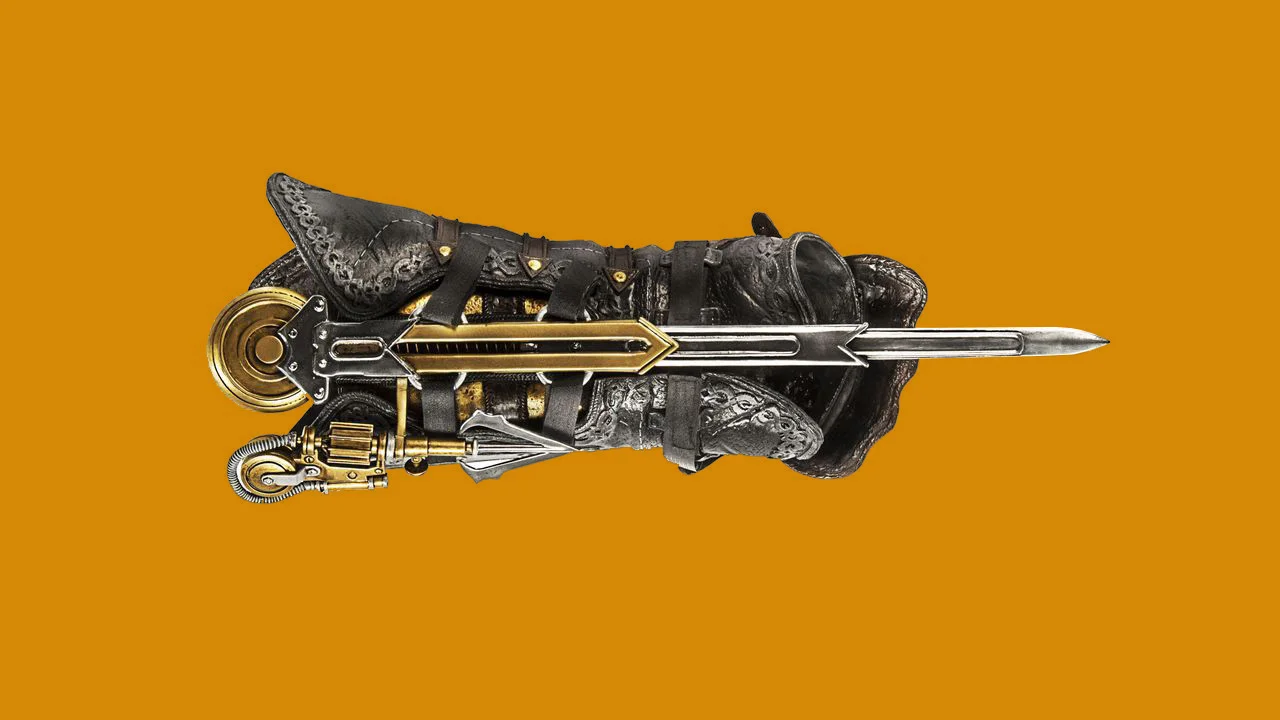 ASSASSIN'S CREED SYNDICATE Hidden Blade Gauntlet and Cane Sword