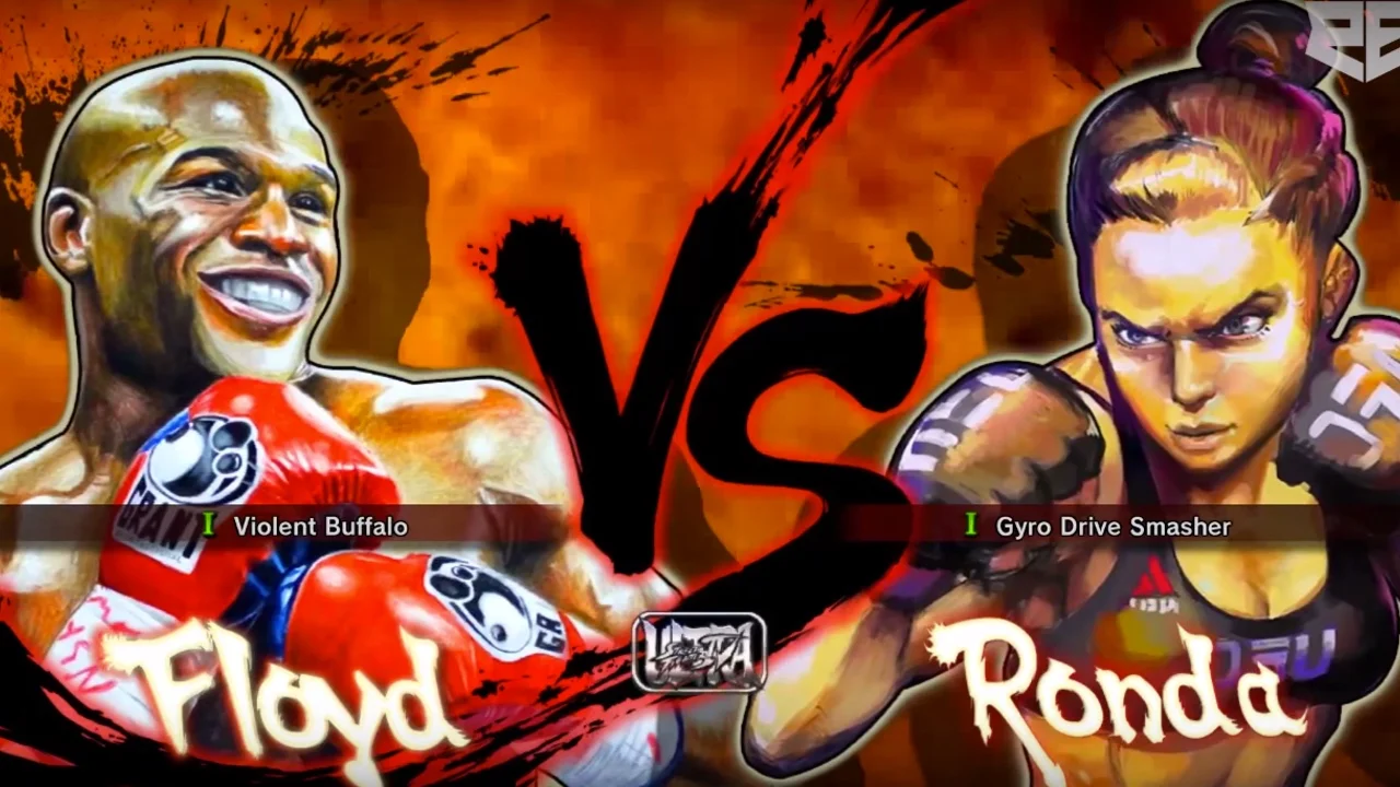 Watch Ronda Rousey Fight Floyd Mayweather in STREET FIGHTER IV Video